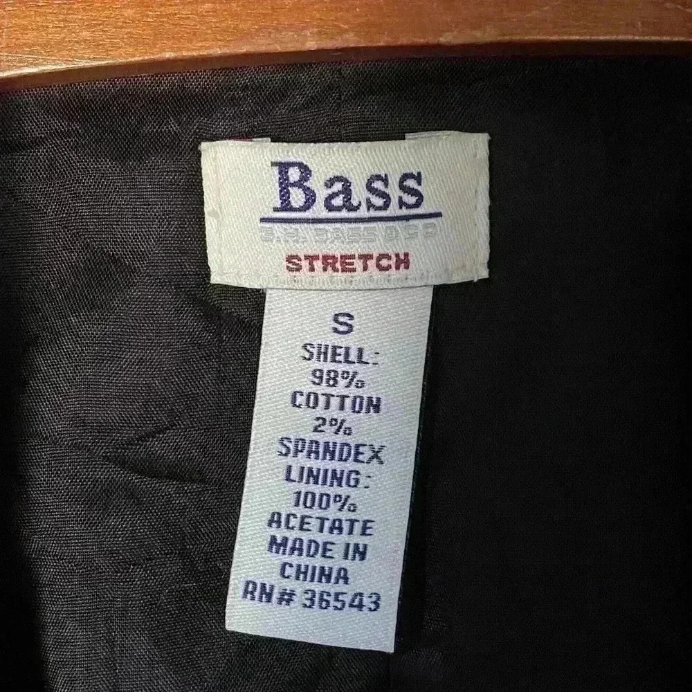 G.H. Bass &Co. Stretch Black Velvet  Blazer Size S - Picture 11 of 11